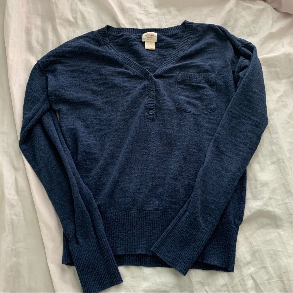 Mossimo button long sleeve